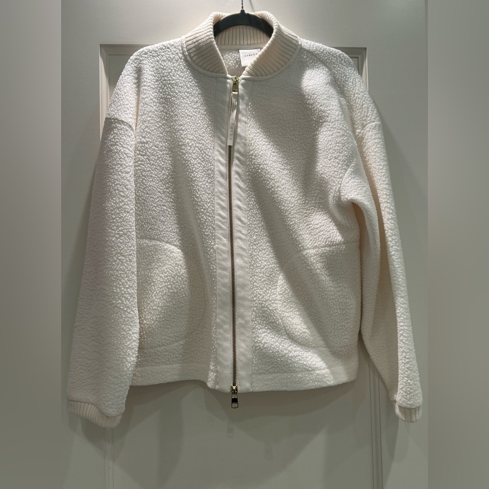 Varley Cream Fleece Jacket